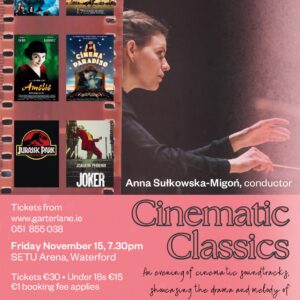 Poster of the rte concert orchestra present cinematic classics