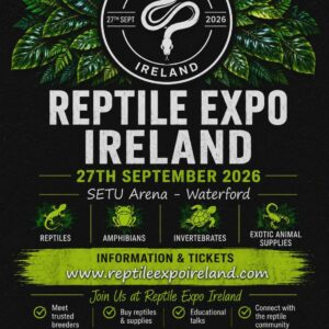 Reptile Expo Ireland comes to SETU Arena