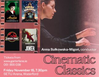 Poster of the rte concert orchestra present cinematic classics